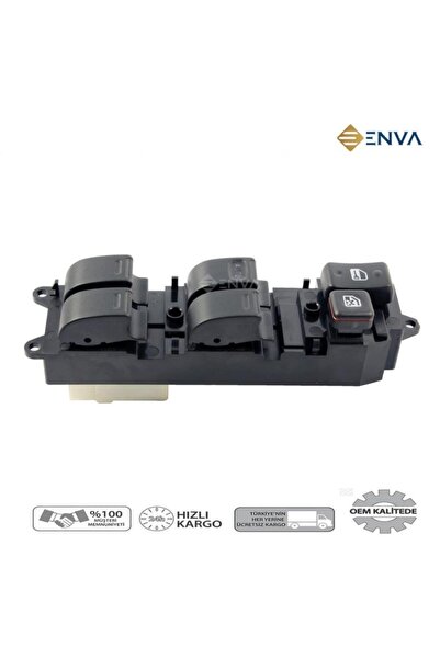 Enva Toyota Carina Sol Ön Dörtlü Cam Açma Düğmesi Anahtarı 1997-1999