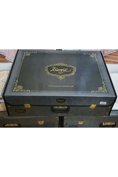 Zümrüt Cream Dentelle 6 Piece Boxed Blanket Set