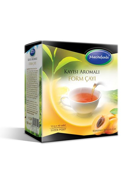 Mecitefendi Flavored ApricotFormTea - Filtered Bag 40 Pieces