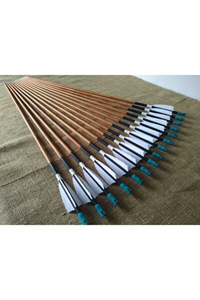 KONURALP OKÇULUK Geleneksel Baturgezli Ahşap Ok