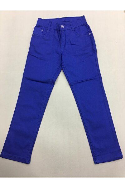 1983 GÖKKUŞAĞI KİDS ÇOCUKLARIN RENKLİ DÜNYASI Сини ленени панталони за момче