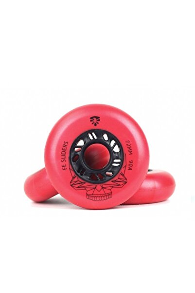 Genel Markalar Fe Slider Red 90a 72mm Paten Tekerleği 4 Lü Set