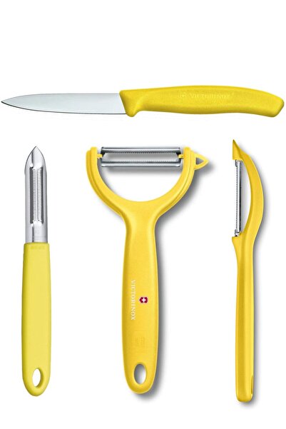 Victorinox Sarı Soyacak Ve Soyma Bıçak Seti