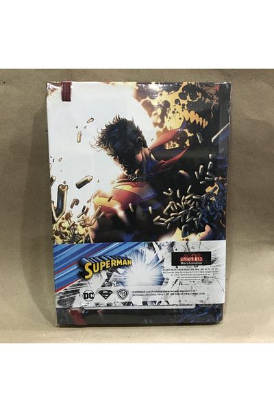 Superman Black Printed Notebook