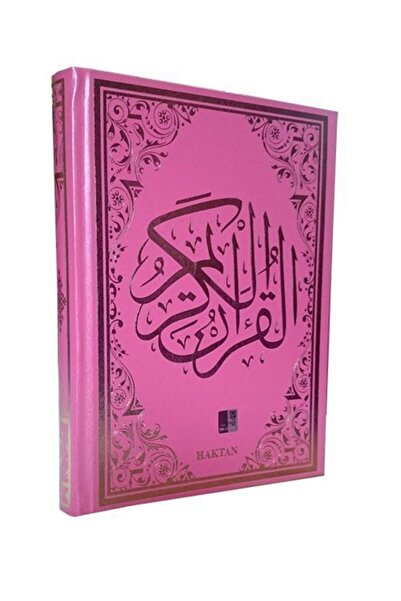 Haktan Yayın Dağıtım Kuranı Kerim, 17x24 Cm. Orta Boy, Pembe Renkli Kuran-ı K...