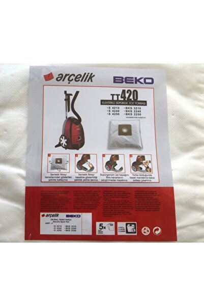 Arçelik S 4240 - 15 τεμάχια σακούλες σκόνης 01