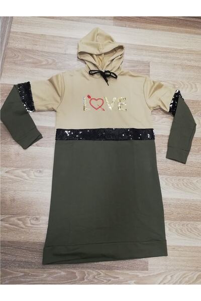 turkish dreams Γυναικείο μπεζ χιτώνα με κουκούλα