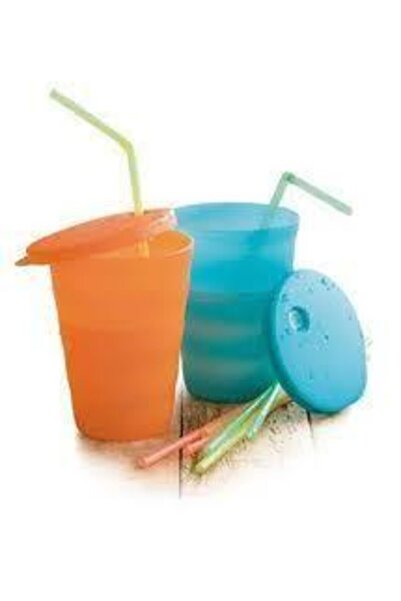 Tupperware Eko Pipetli Çift Bardak