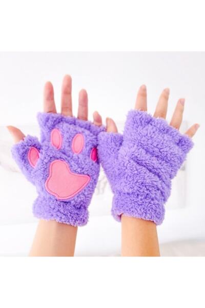 Trenda Accessories Ръкавици Trend Lilac Paw