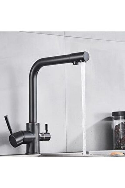 mayaglory 3 yollu aritma bataryasi siyah aritma cikisli mutfak eviyesi sicak soguk mix fiyati yorumlari trendyol