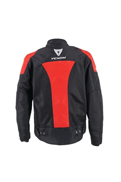 VENOM Dynamıc Pro Yeni Sezon Kırımız-siyah 4 Mevsim Motosiklet Montu