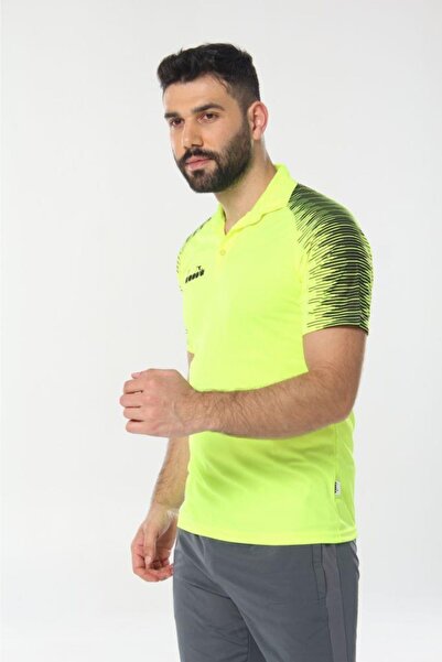 Diadora Unisex Green Rhythm Camping Polo T-shirt