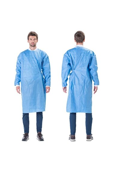 UPS Non Steril Cerrahi Önlük, Box Önlük, Yüksek Kalite 40 gr Ribanalı Su Geçi...