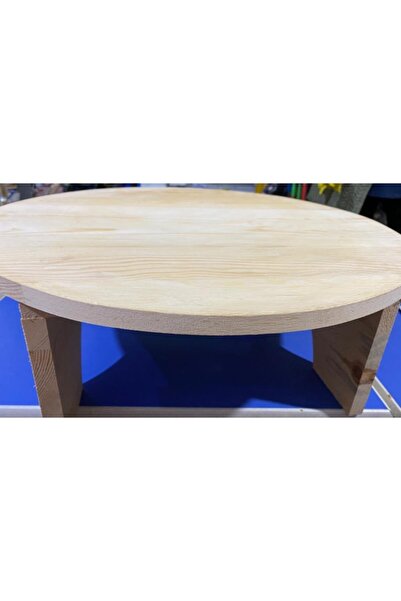 ERÇELİK TİCARET Çam Ayaklı Hamur Tahtası Çap: 68 Cm