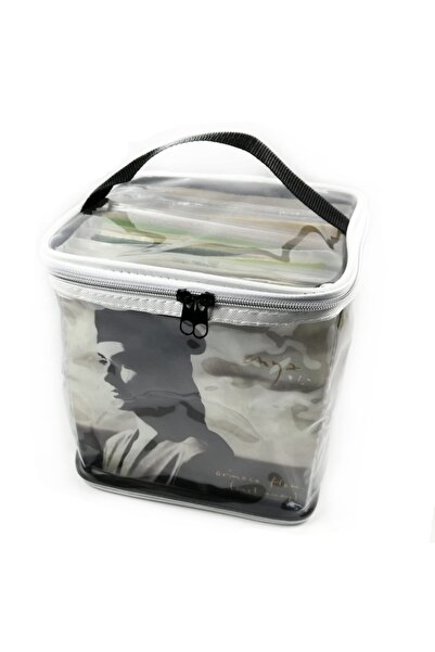 Çıtırtılı Sesler Şeffaf Plak Çantası (Beyaz - Kargo Dahil)