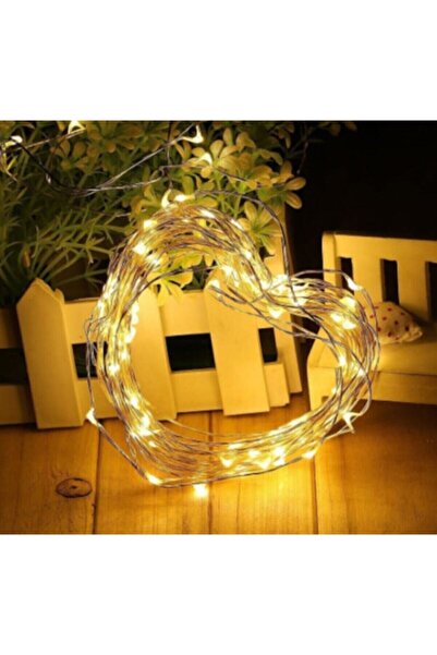 BYSHOME Peri Led Işık 3 Metre Sarı Pilli