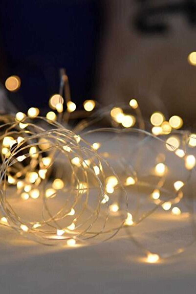 BYSHOME Peri Led Işık 3 Metre Sarı Pilli