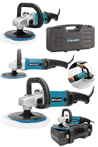 Graizer Alman 2600 Watt 6 Kademe Devir Ayarlı Polisaj Zımpara Pasta Cila Maki...