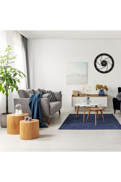 Noır Metal Duvar Saati M (70x70cm)