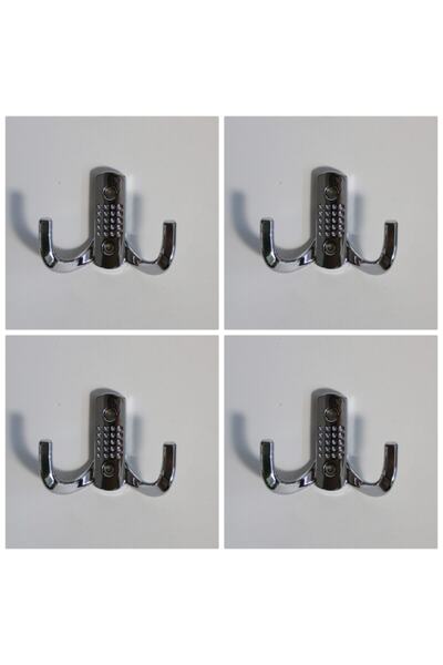 Nobel Ard - Noktalı Krom Askı Vestiyer ( 4 Adet )