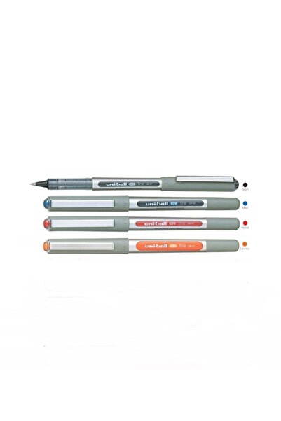 UNİ-BALL Uniball 0.7mm Pilot Kalem 4'lü Set (siyah-kırmızı-mavi-turuncu)