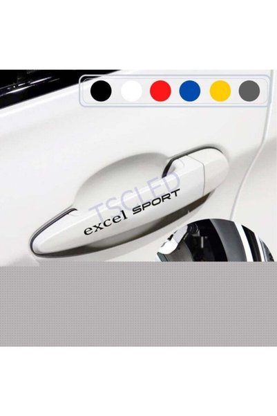 TSC Hyundai Excel Adhesion Door Handle And Wheel Sticker