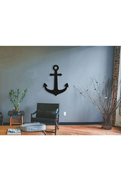 Genel Markalar Denizci Çapası Gemi Demir Ahşap Duvar Tablosu