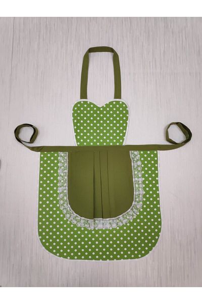 MoT Dekor Waterproof Laced Modern Cotton Fabric Kitchen Apron M1903