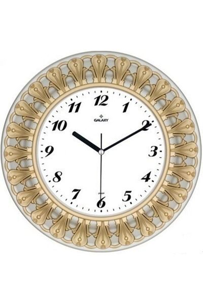 Galaxy 93-D Patterned 32cm Wall Clock, Modern and Stylish Design