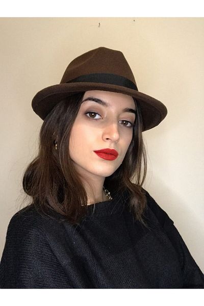 Çalıkuşu Black Cowboy Trilby Foter Jackson Hat