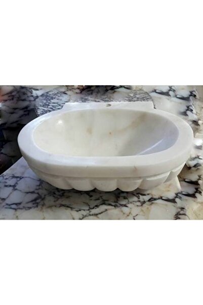 ABAHANOĞLU MERMER Doğal Taş Afyon Şeker Beyaz Mermer Lavabo, Mermer Lavabo Mo...