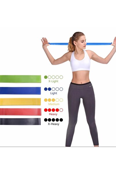 Clifton Direnç Lastiği Plates 5'li Bant Seti