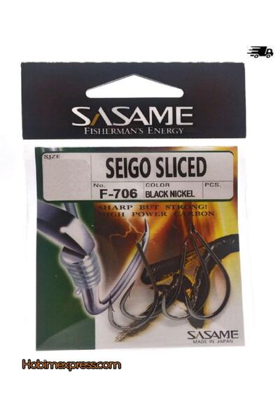 Sasame F-706 Seigo Sliced Iğne No: 1 (black Nickel)