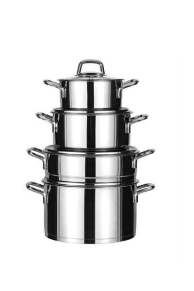 Amboss 8 Piece Diamond Gold Pot Set