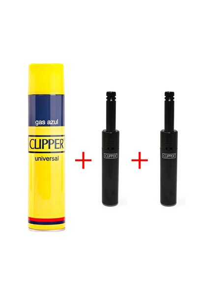 Clipper 250ml Çakmak Gazı & 2 Adet Mini Çok Amaçlı Çakmak