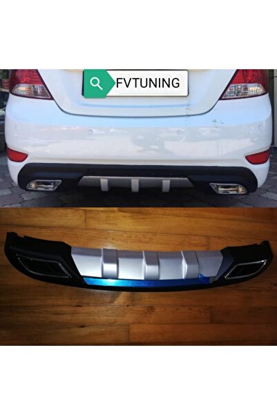 Universal Hyundai Accent Blue Difüzör Kromlu