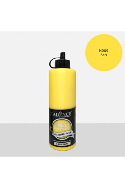 Cadence Hybrid Multisurface Akrilik Boya 500 Ml. H-009 Sarı