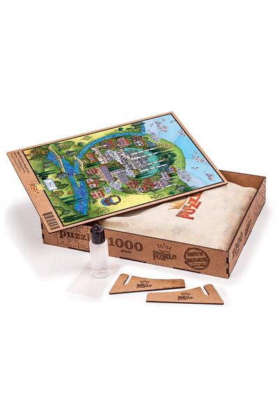 King Of Puzzle Türkiye Miniatures - Edirne - Nasuhi Hasan Çolpan Wooden Puzzle 1000 Pieces