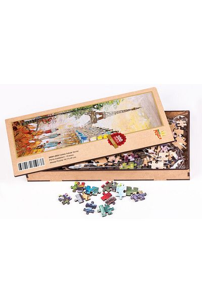 King Of Puzzle Paris Caddles - France Wooden Puzzle 300 Pieces (sk01-ccc)