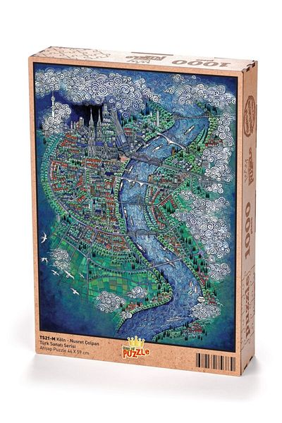 King Of Puzzle Cologne - Nusret Çolpan Wooden Puzzle 1000 Pieces