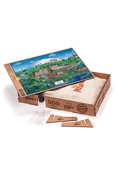 King Of Puzzle Türkiye Miniatures - Bolu - Nasuhi Hasan Çolpan Wooden Puzzle 500 Pieces