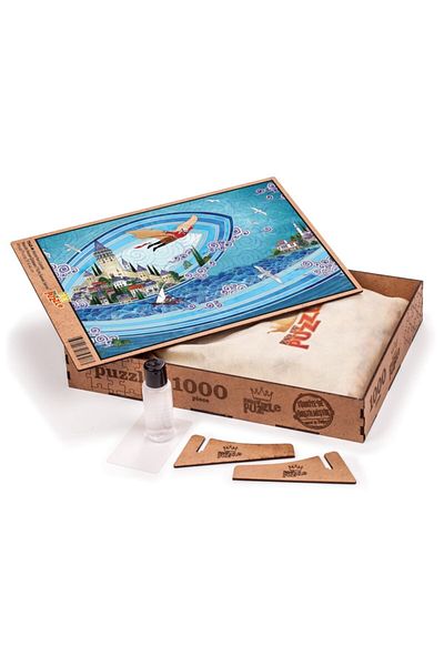 King Of Puzzle Hezarfan Çelebi - Nasuhi Hasan Çolpan Wooden Puzzle 1000 Pieces