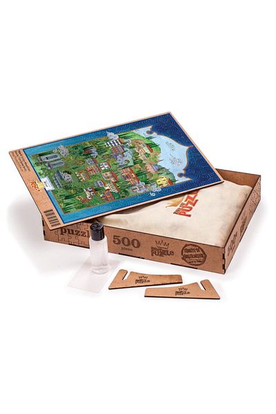 King Of Puzzle Türkiye Miniatures - Bracelet - Nasuhi Hasan Çolpan Wooden Puzzle 500 Pieces