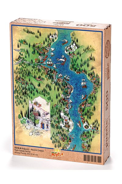 King Of Puzzle Boğaziçi - Nusret Çolpan Wooden Puzzle 500 Pieces