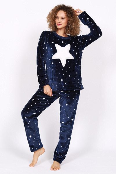VİENETTA Set de pijamale pentru femei Indigo Welsoft - 9100860000