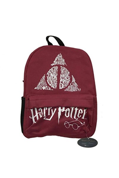 Harry Potter Unisex Çocuk Bordo Okul Spor Sırt Çantası
