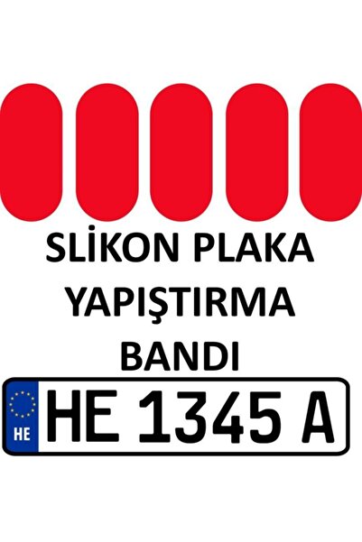 NewVario Plaka Yapıştırma Bandı 10 Adet Şeffaf Vhb