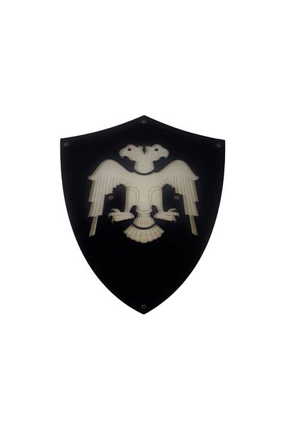Ahtek Wooden Double-Headed Seljuk Shield and Sword