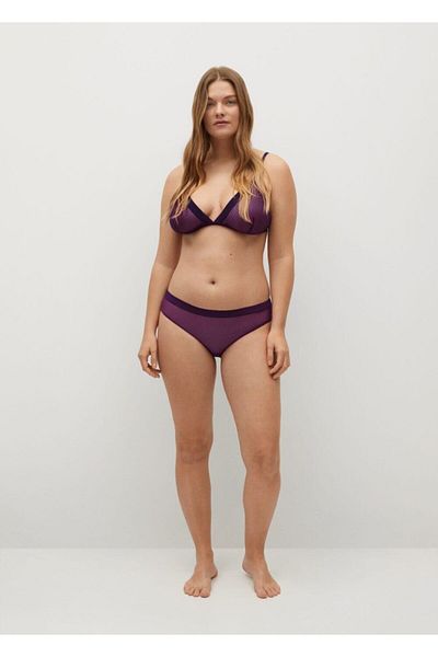 Violeta by MANGO Transparentes Plumeti-Höschen für Damen