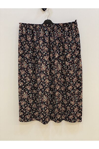 modagüven Parçalı Kloş Beli Lastikli Anne Eteği